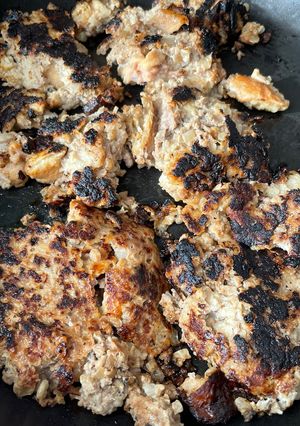 一人暮らしでもパサつかないハンバーグ-レシピのメイン写真