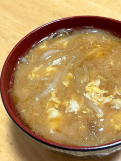 卵ともやしのお味噌汁-レシピのメイン写真