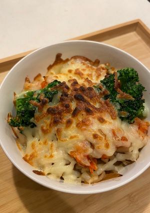 腸活に♪リメイク肉じゃがとキムチのドリア-レシピのメイン写真
