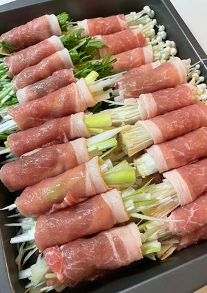 豚ロースの野菜巻き-レシピのメイン写真
