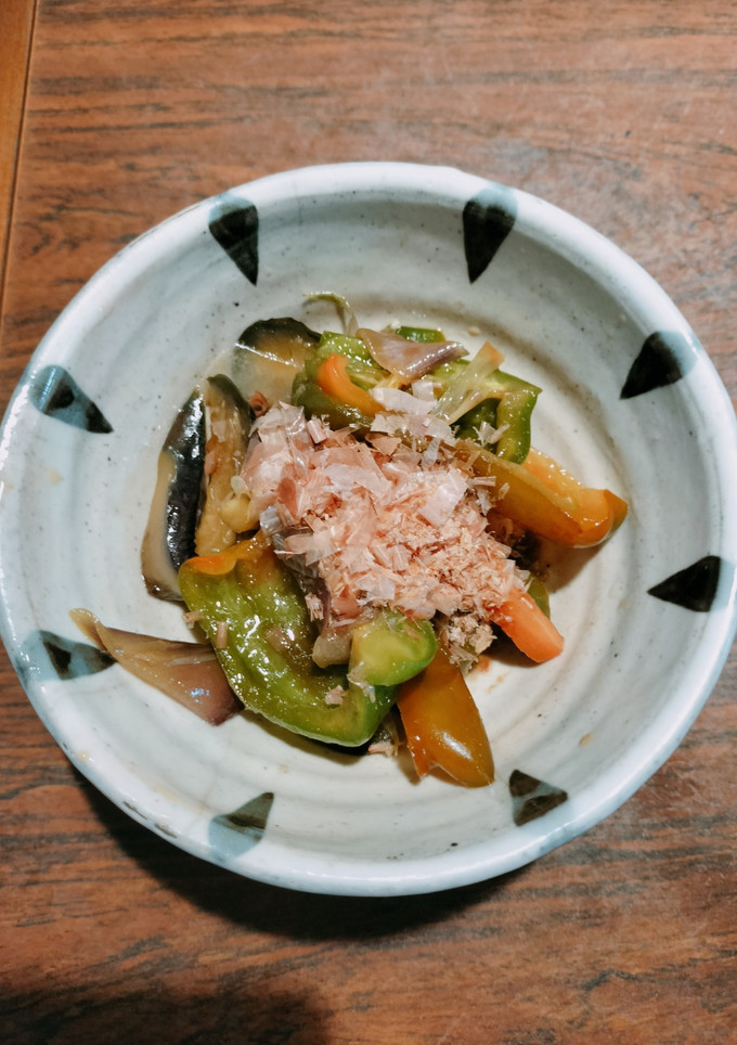 茗荷と野菜の焼きびたし-レシピのメイン写真