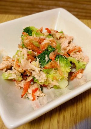 ブロッコリーと干しエビのシーチキン和え-レシピのメイン写真