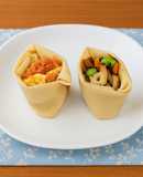 お弁当に！豆腐皮カップで和風ロール2種