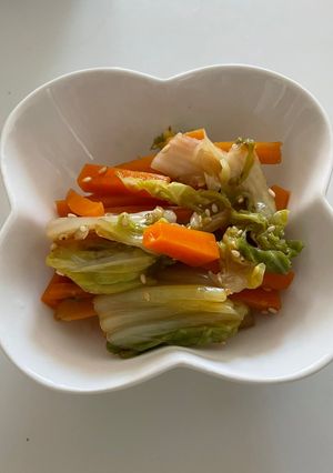 超簡単！白菜のごまあえ-レシピのメイン写真