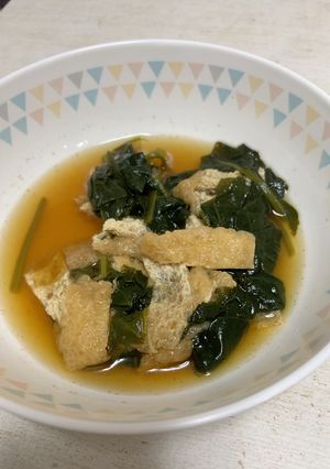 油揚げとほうれん草煮-レシピのメイン写真