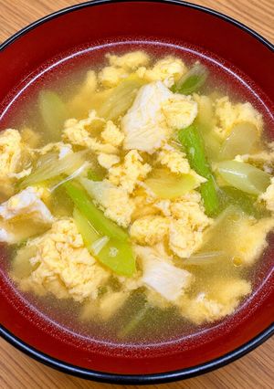 簡単♪蛋花湯（中華風ねぎ卵スープ）-レシピのメイン写真