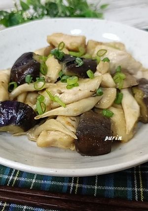 なすと鶏むね肉の味噌生姜炒め-レシピのメイン写真