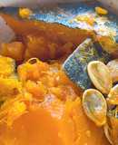 レンジでかぼちゃの煮物(あま〜い)