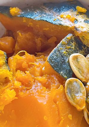 レンジでかぼちゃの煮物(あま〜い)-レシピのメイン写真