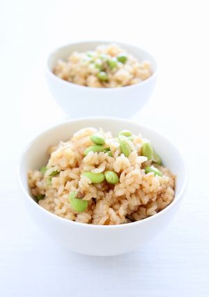 茹で汁も使って【枝豆の炊き込みご飯】-レシピのメイン写真