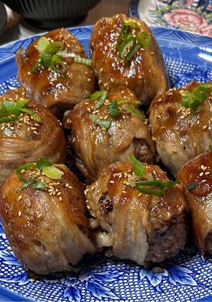 肉巻きおにぎり-レシピのメイン写真