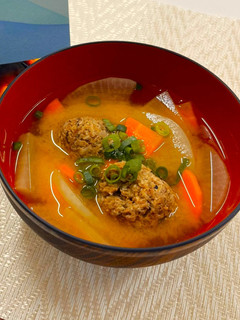 野菜たっぷり いわしのつみれ風だんご汁-レシピのメイン写真