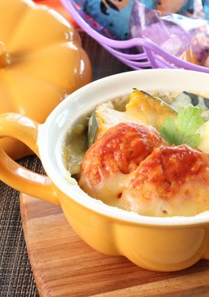 介護食　チキントマトのオーブン焼き-レシピのメイン写真