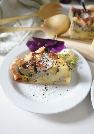 根菜の黒ごまキッシュ-レシピのメイン写真