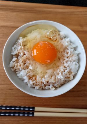 塩としょうゆの卵かけご飯-レシピのメイン写真