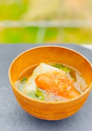 ウインナーとお餅の朝雑煮-レシピのメイン写真