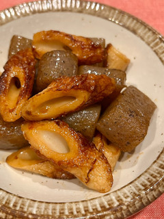 ちくわとこんにゃくの照り焼き【脂質1g】-レシピのメイン写真