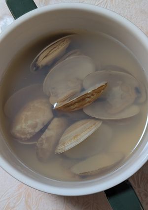 簡単★お吸い物！あさりの白だしスープ-レシピのメイン写真
