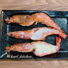 รูปของ 簡単有頭海老フライパン焼き海老3種覚書