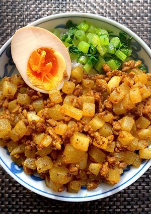 大根ドライカレー丼-レシピのメイン写真