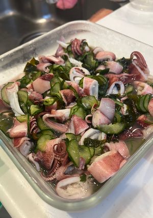 ヤリイカの酢の物-レシピのメイン写真