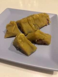 ☆パッククッキング☆抹茶の甘納豆ういろう-レシピのメイン写真
