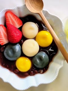 豆腐白玉ぜんざい-レシピのメイン写真