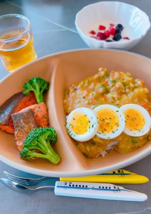 お野菜9種入♪子ども爆食いキーマカレー-レシピのメイン写真