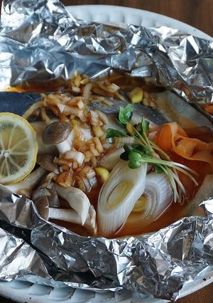 さわらのホイル焼きネギポン酢かけ-レシピのメイン写真
