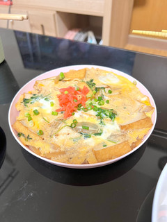豆苗と厚揚げの卵とじ-レシピのメイン写真