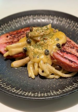 卵なしでも簡単濃厚カルボナーラうどん-レシピのメイン写真