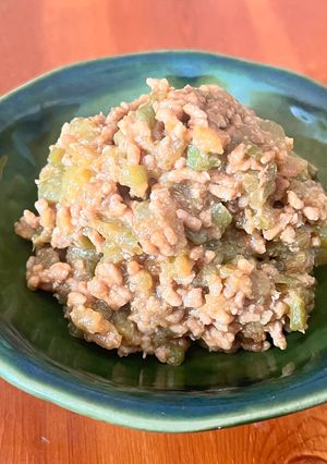 夏バテ解消♡ゴーヤと豚ひき肉そぼろ味噌味-レシピのメイン写真
