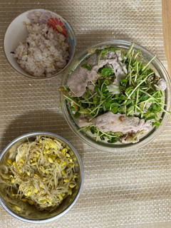豆苗豚しゃぶサラダ-レシピのメイン写真