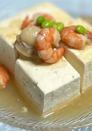夏の惣菜・海鮮旨塩あんかけ豆腐-レシピのメイン写真