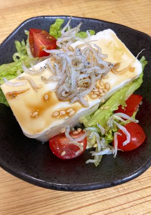 温豆腐サラダ-レシピのメイン写真