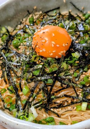 ごま油香る油そば風そうめん-レシピのメイン写真