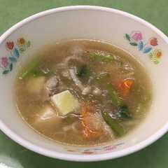 รูปของ かぶのすり流し汁【柏市学校給食】