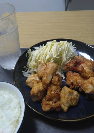 小麦粉と片栗粉のチキン空揚げ-レシピのメイン写真