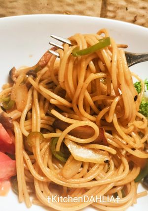 ✝焼きそば粉de喫茶店の濃厚ナポリタン🍝-レシピのメイン写真