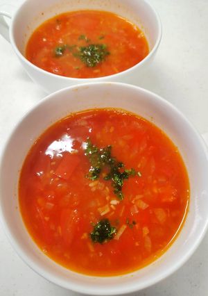 玉ねぎ麹のトマトスープ（超簡単！）-レシピのメイン写真