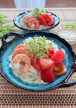 簡単サラダそうめん★マヨポンだれ-レシピのメイン写真