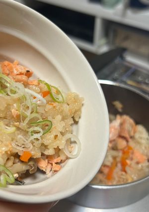鮭としめじの釜飯-レシピのメイン写真