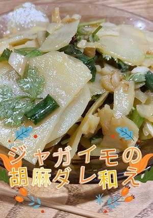 ジャガイモの胡麻ダル和え-レシピのメイン写真