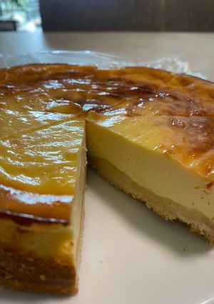 甘さ控えめベイクドチーズケーキ-レシピのメイン写真