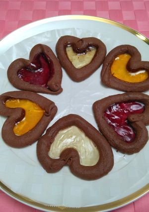 美人レシピ キラキラ宝石グミの焼きチョコ-レシピのメイン写真
