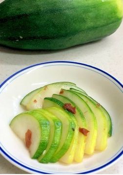 ★瓜の浅漬け　＋梅ぼしアレンジ-レシピのメイン写真