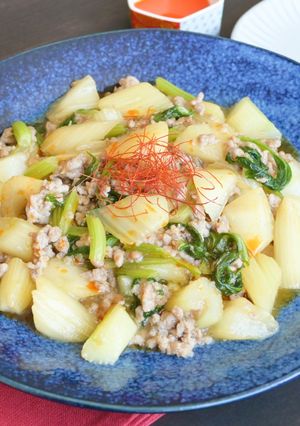 【農家さん直伝】麻婆セロリ-レシピのメイン写真