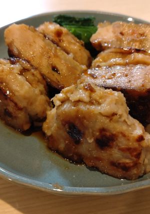 ✧鶏つみれ使用 れんこん挟み焼き✧-レシピのメイン写真