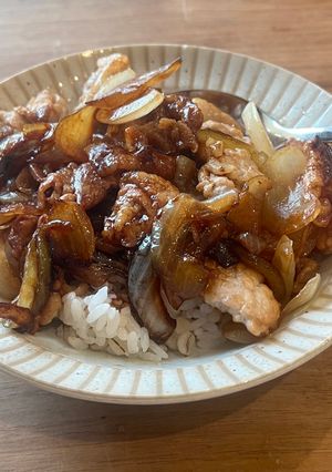 豚丼〜濃いかも？〜-レシピのメイン写真
