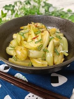 生らっきょうのピリ辛炒め-レシピのメイン写真